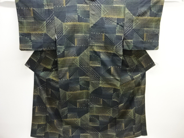 Japanese Kimono / Tsumugi Omeshi Silk